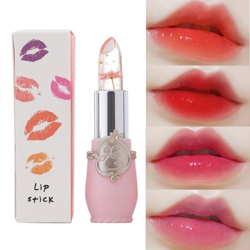 Flower Lipstick Lip Balm Lip Gloss Moisturizing Warm Feeling Color Changing Jelly Lipstick Long Lasting Lip Makeup Beauty
Flower Lipstick Lip Balm Lip Gloss Moisturizing Warm Feeling Color Changing Jelly Lipstick Long Lasting Lip Makeup Beauty