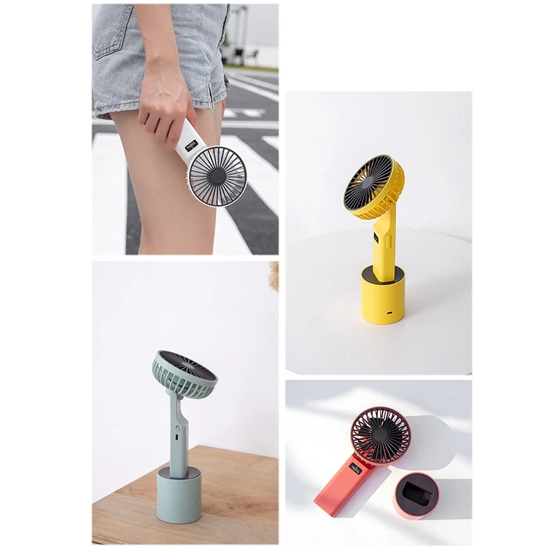 Digital Display Shake Head Handheld Fan with 5 Gear & Power Five-Gear
Digital Display Shake Head Handheld Fan with 5 Gear & Power Five-Gear