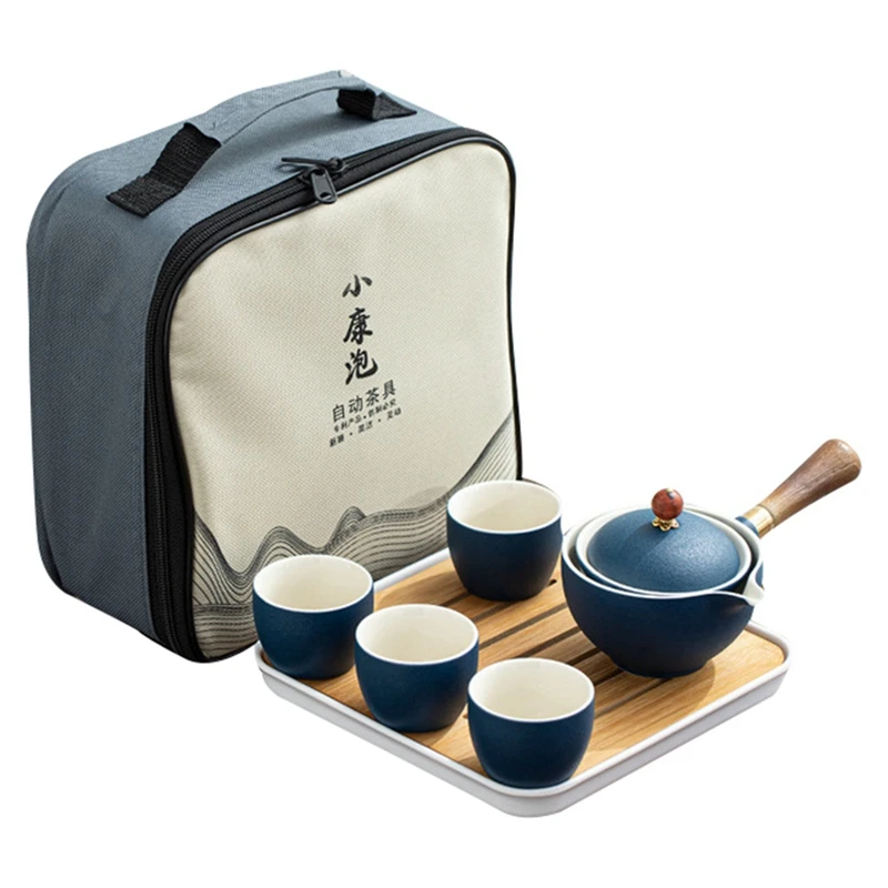 Porcelain Chinese Gongfu Tea Set Portable Teapot Set with 360 Rotation Tea Maker and Infuser Portable All in One Gift
Porcelain Chinese Gongfu Tea Set Portable Teapot Set with 360 Rotation Tea Maker and Infuser Portable All in One Gift