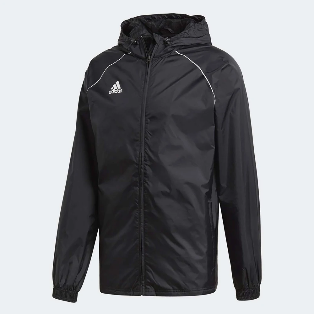 Куртка Adidas CORE18 RN JKT BLACK/WHITE CE9048 Черный - купить по выгодной цене |