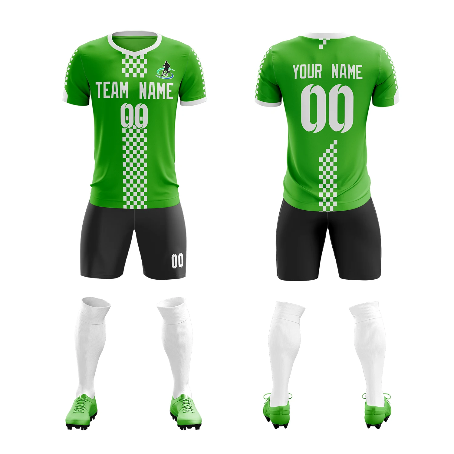 Custom Soccer Jersey Sets Design Print Your Own Team Name/ Number/Logo Football Match Training Suit Sports Shirts For Men/Youth
Custom Soccer Jersey Sets Design Print Your Own Team Name/ Number/Logo Football Match Training Suit Sports Shirts For Men/Youth
