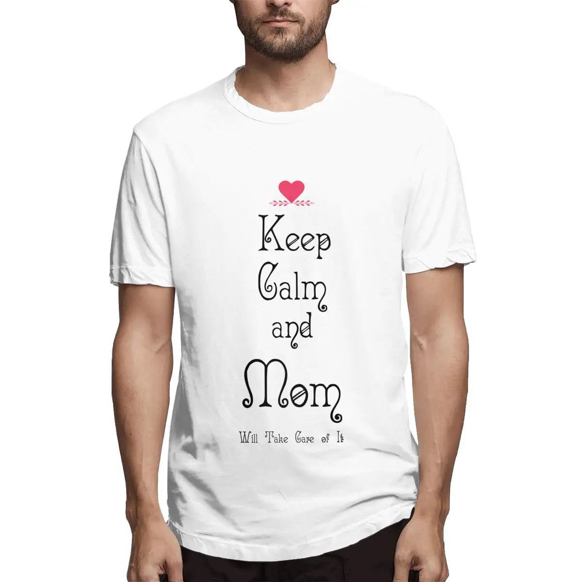 Лидер продаж 2020 футболка с надписью Keep Calm Mom Will Care Of It на день матери Мужская