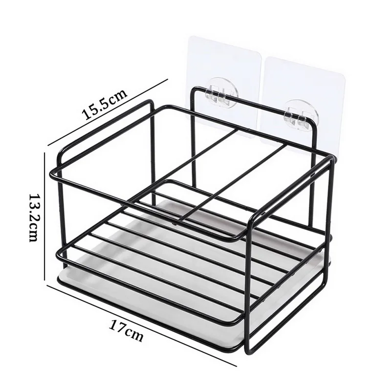 Sponge Holder Soap Drain Storage Rack Kitchen Sink Organizer Rag Dishcloth Brush Holder Iron Shelf Bathroom Wallmounted rack
Sponge Holder Soap Drain Storage Rack Kitchen Sink Organizer Rag Dishcloth Brush Holder Iron Shelf Bathroom Wallmounted rack