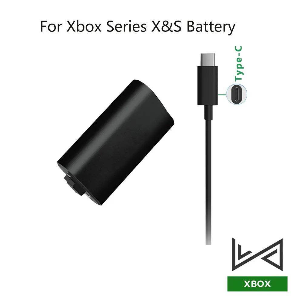 Аккумуляторная батарея с кабелем Type C для контроллера Xbox серии X/S геймпада One