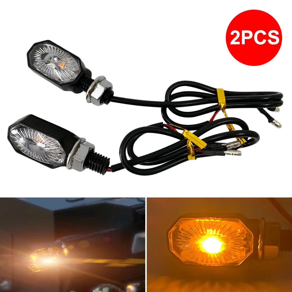 2pcs Mini Universal Motorcycle LED Lights 12V Turn Signal Indicator Light Amber Blinker Waterproof LED Motorbike Scooter Lamp
2pcs Mini Universal Motorcycle LED Lights 12V Turn Signal Indicator Light Amber Blinker Waterproof LED Motorbike Scooter Lamp