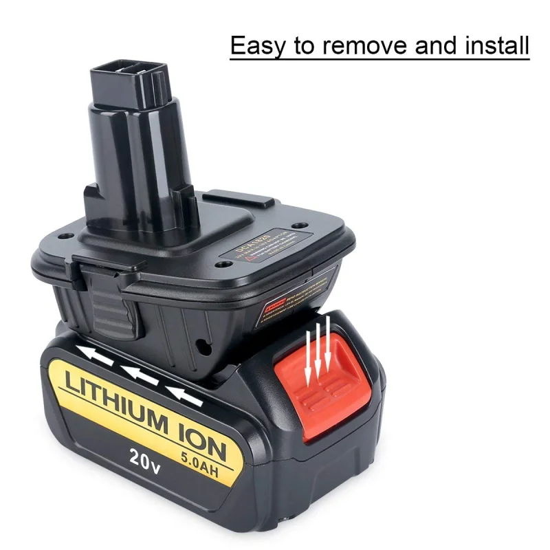 Portable Replacement DCA1820 Battery Adapter For Dewalt Battery Converter Adapter 18V-20V Lithium Ion Professional Charger Tools
Portable Replacement DCA1820 Battery Adapter For Dewalt Battery Converter Adapter 18V-20V Lithium Ion Professional Charger Tools