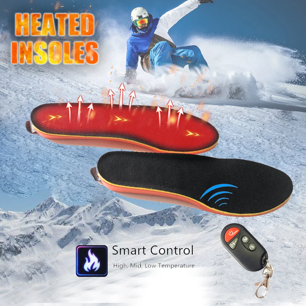 Rechargeable electric heating insoles with remote control winter warm heating insoles sports insoles Hunting camping fishing
Rechargeable electric heating insoles with remote control winter warm heating insoles sports insoles Hunting camping fishing