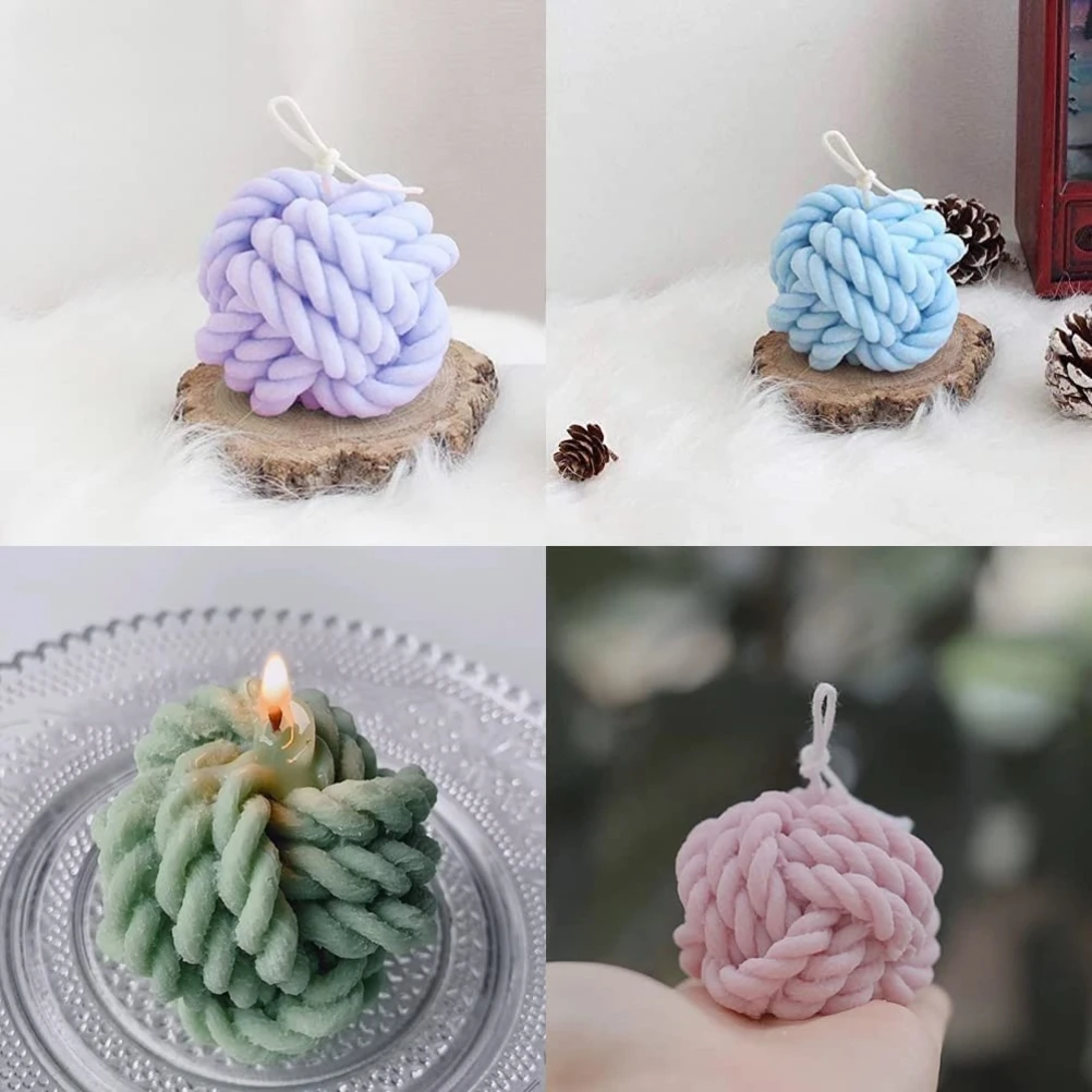 Creative 3D Silicone Candle Mold With Shape Of A Ball Of Wool.For DIY Candles Wax Soap Chocolate Crafts Ornaments Scented Candle
Creative 3D Silicone Candle Mold With Shape Of A Ball Of Wool.For DIY Candles Wax Soap Chocolate Crafts Ornaments Scented Candle