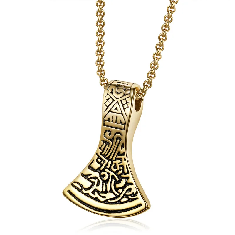 Fashionable Viking Berserker Necklace Viking Axe Stainless Steel Pendant Party Jewelry Anniversary Gift
Fashionable Viking Berserker Necklace Viking Axe Stainless Steel Pendant Party Jewelry Anniversary Gift