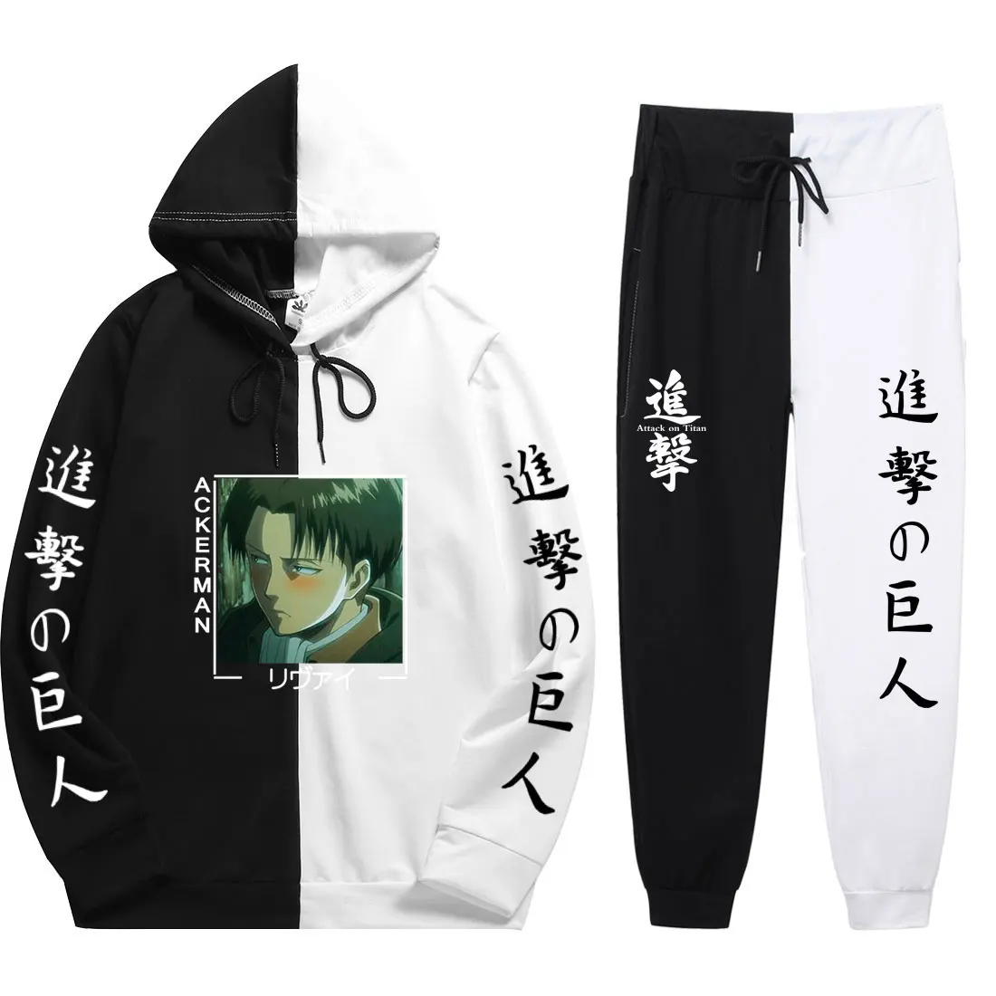 New 2021 Japanese Anime Attack on Titan Hoodie Pants Casual Men Women Tracksuits Casual Jogging Suits Harajuku
New 2021 Japanese Anime Attack on Titan Hoodie Pants Casual Men Women Tracksuits Casual Jogging Suits Harajuku