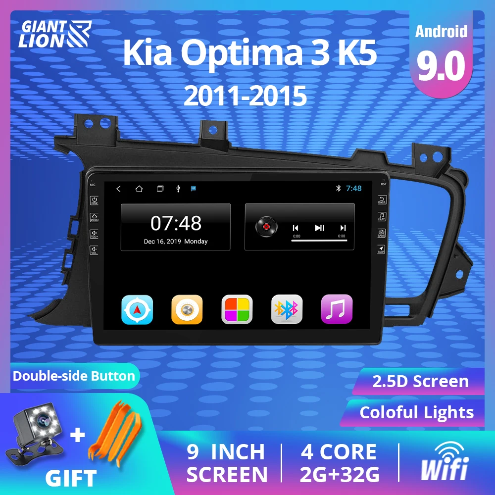 Автомобильный радиоприемник 9 "IPS для Kia Optima 3 K5 2011 2012 2013 2014, автомобильный радиоприемник, мультимедийный видеоплеер с GPS No 2din Android 9,0 2DIN DVD
Автомобильный радиоприемник 9 "IPS для Kia Optima 3 K5 2011 2012 2013 2014, автомобильный радиоприемник, мультимедийный видеоплеер с GPS No 2din Android 9,0 2DIN DVD