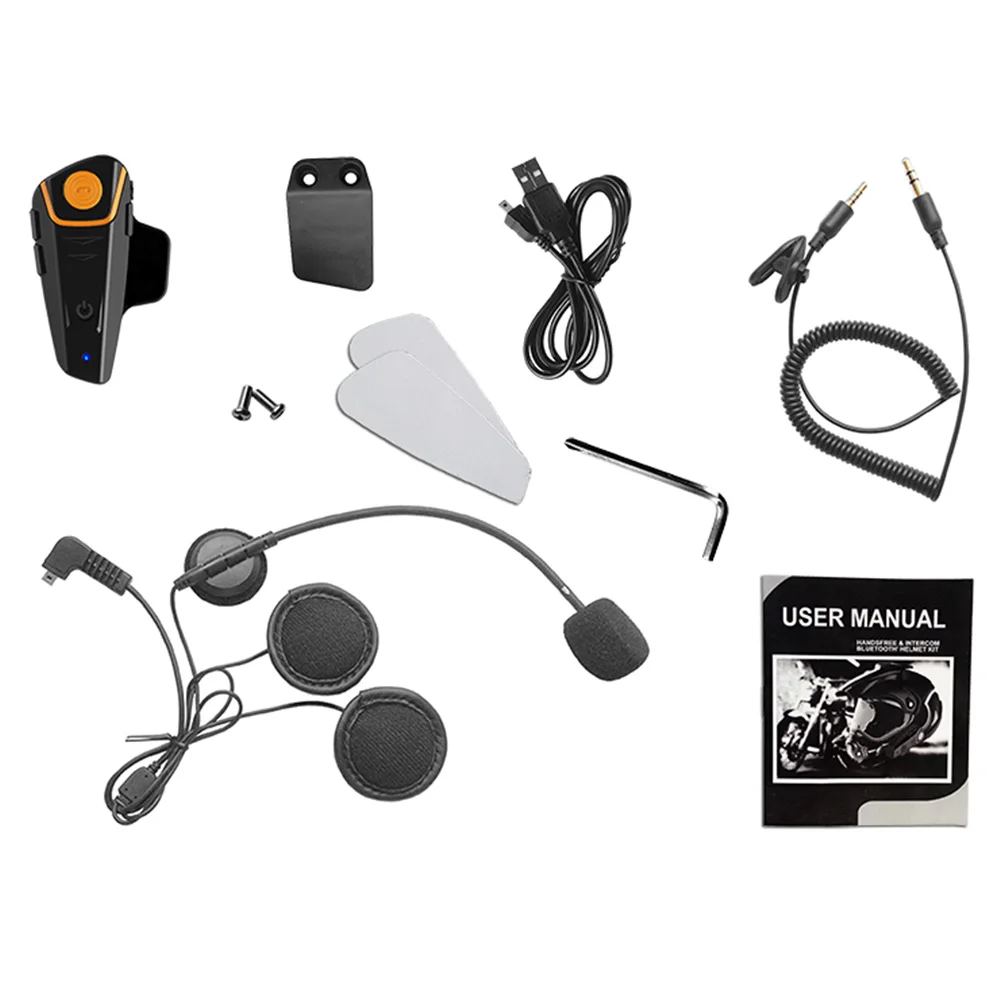 Wireless Helmet Intercom BT S2 1200M Waterproof Motorcycle Helmet Bluetooth Interphone Headset Motobike Interphone
Wireless Helmet Intercom BT S2 1200M Waterproof Motorcycle Helmet Bluetooth Interphone Headset Motobike Interphone