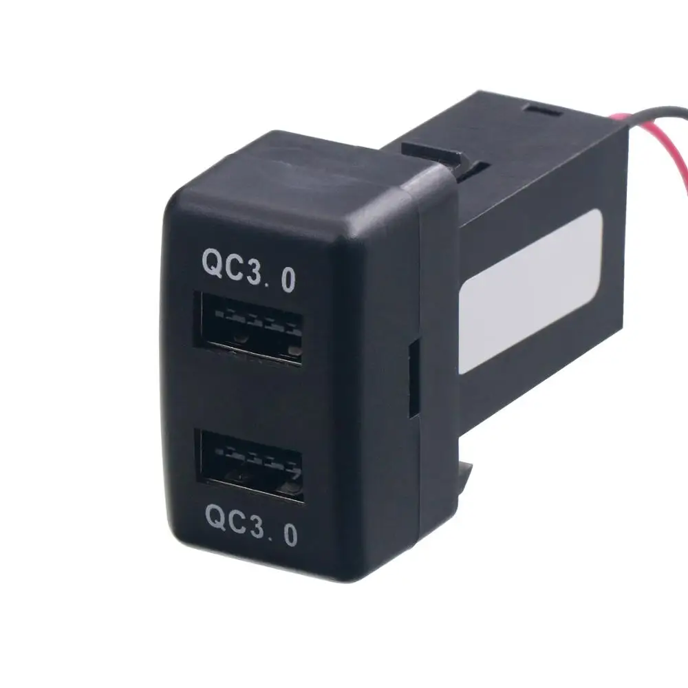 

Dual QC3.0 USB Interface Socket Fast Car Charger,Quick Charge Car Charger use for ISUZU NLR NMR NPR NQR NHR FRR FVR FVR
