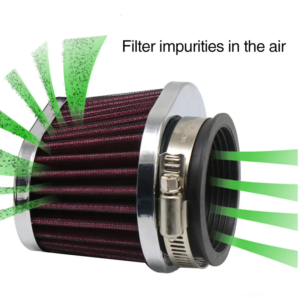 50mm 55mm 60mm Motorcycle Carburetor Air Filter Reusable Motocross Scooter Air Pods Cleaner for PWK 21/24/26/28/30/32/33/34/35
50mm 55mm 60mm Motorcycle Carburetor Air Filter Reusable Motocross Scooter Air Pods Cleaner for PWK 21/24/26/28/30/32/33/34/35