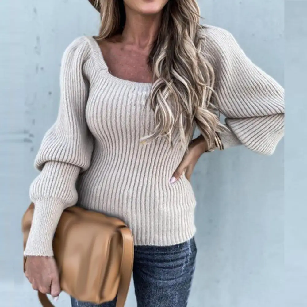 2021 Casual Women Sweater Solid Color Pullover Knitted OL Square Neck Slim Winter Sweater for Commute Women Daily Wear
2021 Casual Women Sweater Solid Color Pullover Knitted OL Square Neck Slim Winter Sweater for Commute Women Daily Wear
