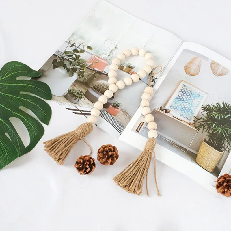 INS Wall Hanging Wind Chimes for Home Party Office Wood Bead Garland With Tassels Farmhouse Rustic Country DecorHOT
INS Wall Hanging Wind Chimes for Home Party Office Wood Bead Garland With Tassels Farmhouse Rustic Country DecorHOT