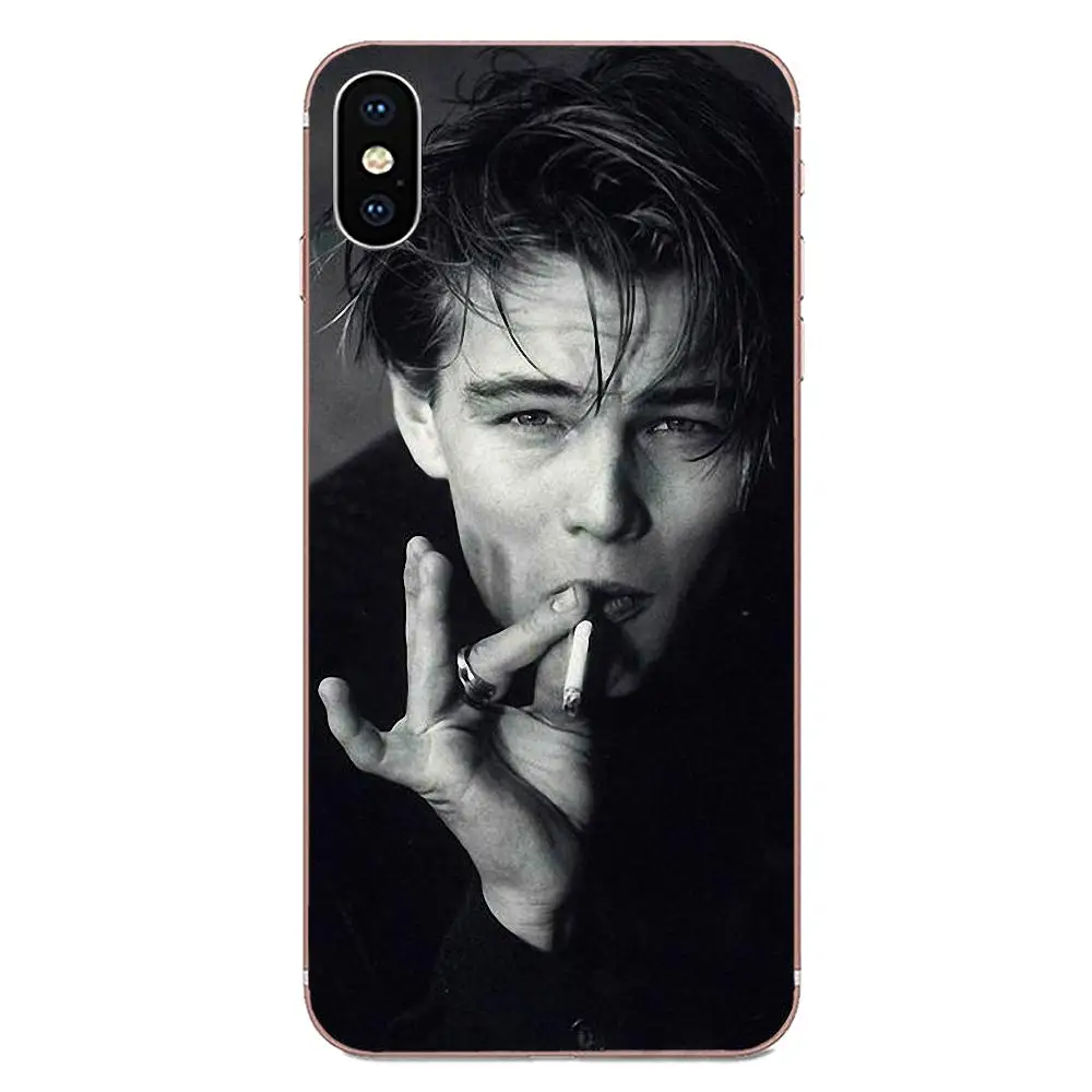 Leonardo Dicaprio молодой Белый лебедь портрет для samsung Galaxy Note 5 8 9 S3 S4 S5 S6 S7 S8 S9 S10 5G mini Edge Plus