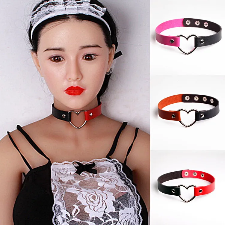 Japanese Harajuku Style Accessories Gothic Minimalist Love Heart Leather Splicing Choker Neck Ring Chain Necklace
Japanese Harajuku Style Accessories Gothic Minimalist Love Heart Leather Splicing Choker Neck Ring Chain Necklace
