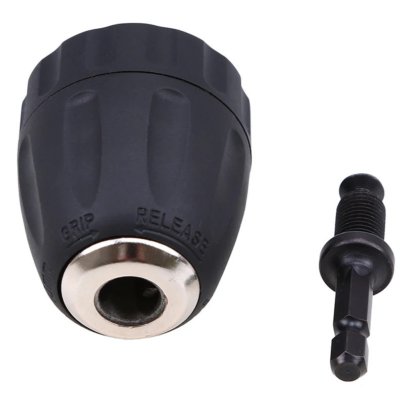Keyless Chuck Driver Hex Shank Screwdriver Electric Drill Chuck Drill Converter for 3/8-24UNF 0.8-10MM Drill Bit Accessories
Keyless Chuck Driver Hex Shank Screwdriver Electric Drill Chuck Drill Converter for 3/8-24UNF 0.8-10MM Drill Bit Accessories