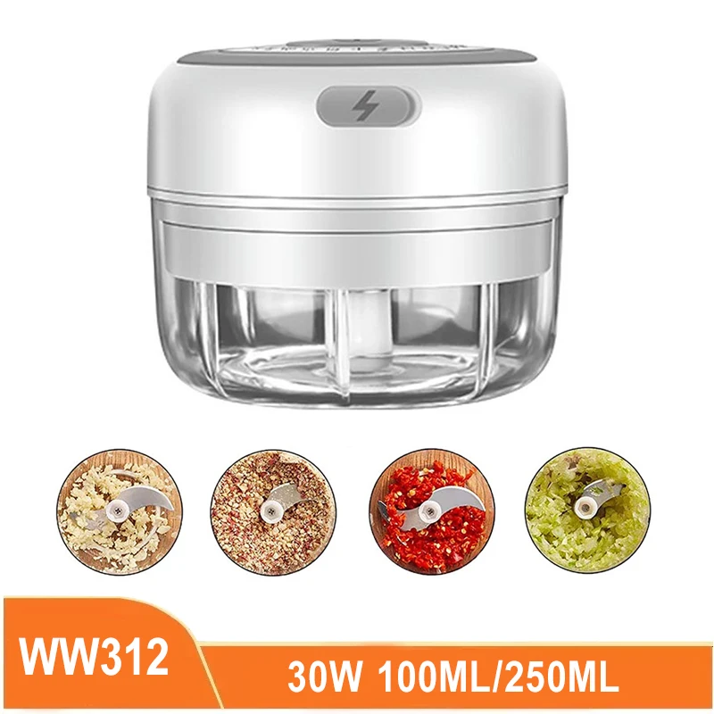 100/250ml Electric Garlic Masher Garlic Press Vegetable Chili Meat Garlic Chopper Press USB Masher Machine Kitchen Gadgets
100/250ml Electric Garlic Masher Garlic Press Vegetable Chili Meat Garlic Chopper Press USB Masher Machine Kitchen Gadgets