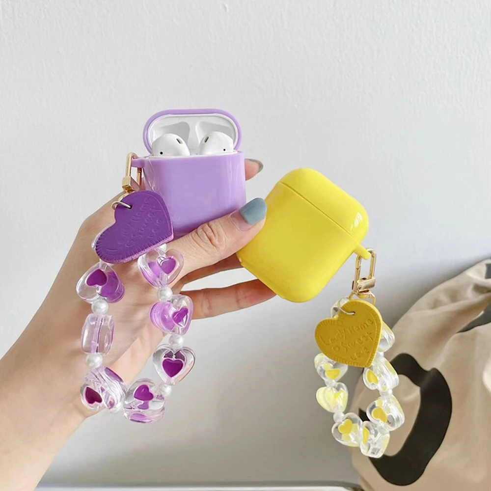 Fresh Candy Color Case for Apple Airpods 1 2 Bracelet Chain Case for AirPods Pro Case with lanyard Bluetooth Earphone Case Box
Fresh Candy Color Case for Apple Airpods 1 2 Bracelet Chain Case for AirPods Pro Case with lanyard Bluetooth Earphone Case Box