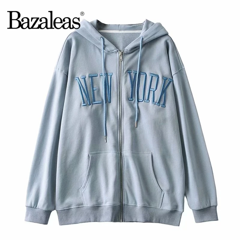 2021 Blue Pockets Hoodies Casual Outwear New York Embroidery Oversized Sweatshirt With Hat Loose Harajuku
2021 Blue Pockets Hoodies Casual Outwear New York Embroidery Oversized Sweatshirt With Hat Loose Harajuku