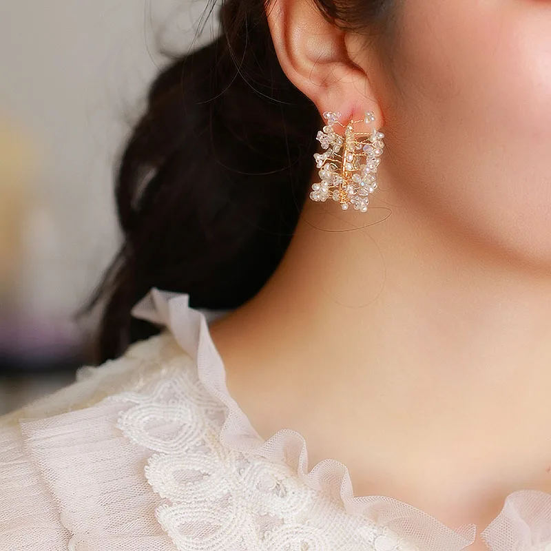 FXLRY Original New Design Handmade Crystal Vntage Geometry Circle Earrings Lady Jewelry Accessries
FXLRY Original New Design Handmade Crystal Vntage Geometry Circle Earrings Lady Jewelry Accessries