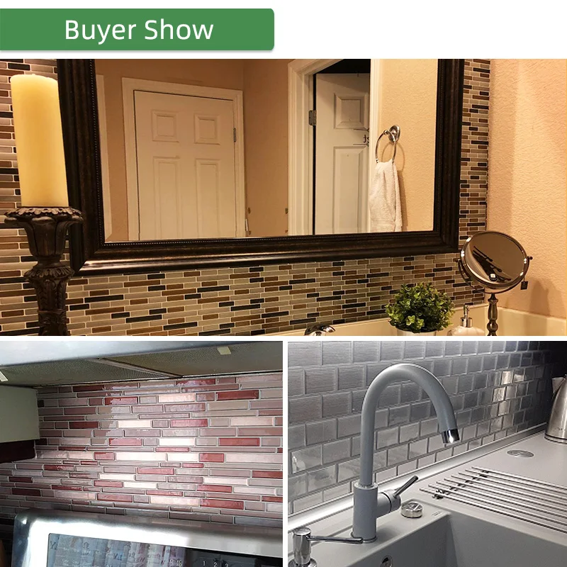 3D Self-Adhesive Wallpaper 10Pcs/lot DIY Stone Pattern Wall Stickers Brick Waterproof Wall Paper Kitchen Living Room
3D Self-Adhesive Wallpaper 10Pcs/lot DIY Stone Pattern Wall Stickers Brick Waterproof Wall Paper Kitchen Living Room