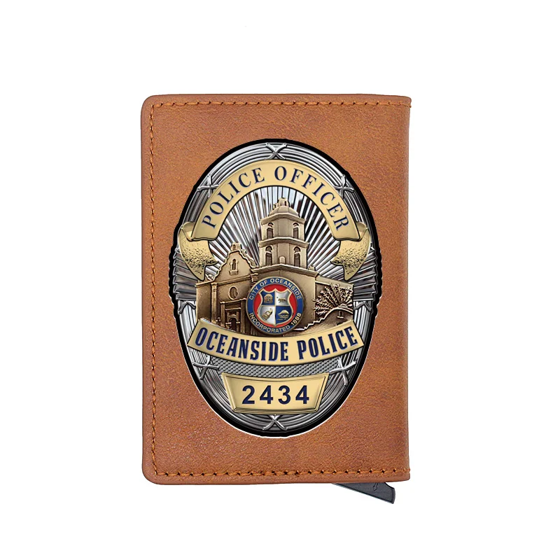 Classic Police Officer Oceanside Police 2434 Digital Printing Leather Card Holder Wallet Men Women Short Purse
Classic Police Officer Oceanside Police 2434 Digital Printing Leather Card Holder Wallet Men Women Short Purse