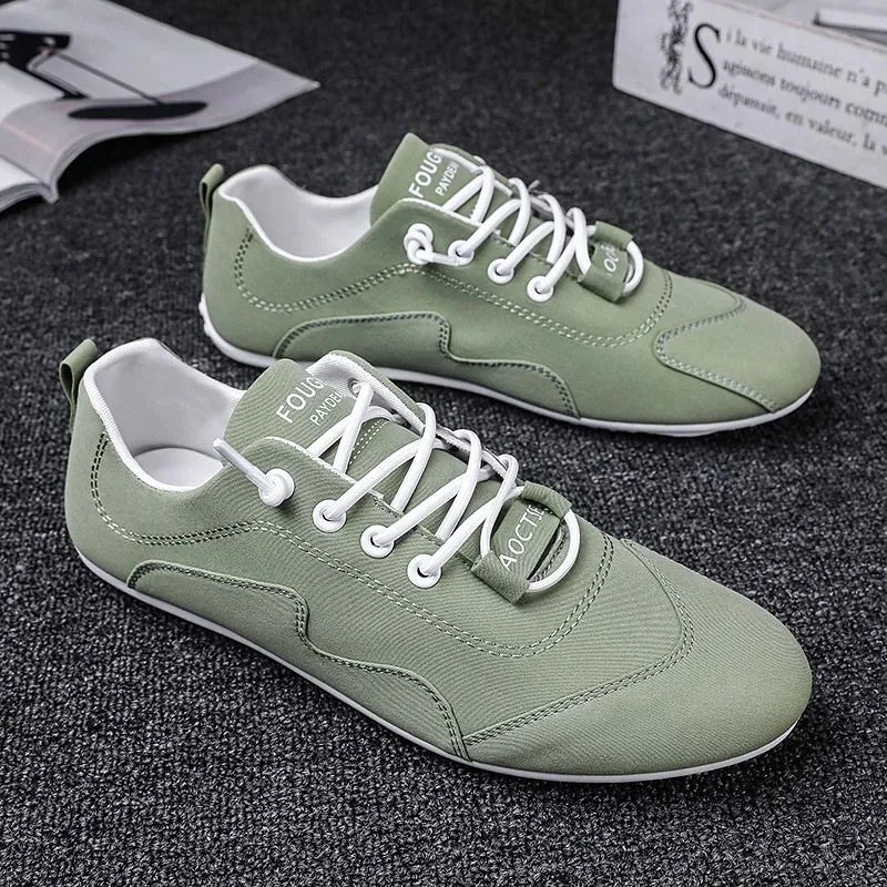 Men's Summer Shoes Canvas Flat Casual Sport Sneaker Man Spring Autumn Footwear Non-slip Terkking Shoes for Men Loafers Green
Men's Summer Shoes Canvas Flat Casual Sport Sneaker Man Spring Autumn Footwear Non-slip Terkking Shoes for Men Loafers Green