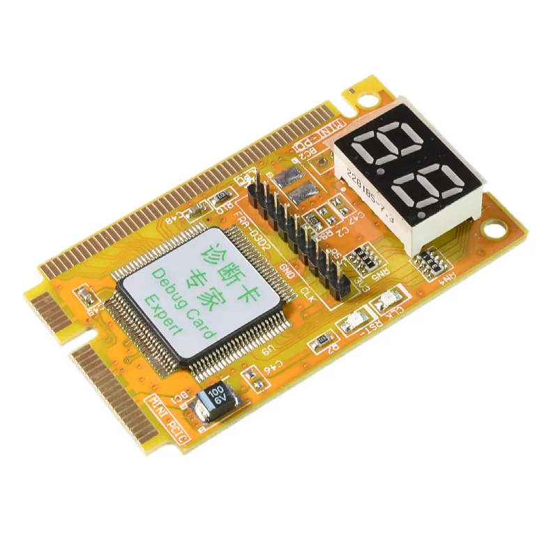 Multifunction 3 In1 Debug Card Expert MiniPCI miniPCI-E LPC Laptop Analyzer Tester Diagnostic Post Test Card Part 5*3cm
Multifunction 3 In1 Debug Card Expert MiniPCI miniPCI-E LPC Laptop Analyzer Tester Diagnostic Post Test Card Part 5*3cm
