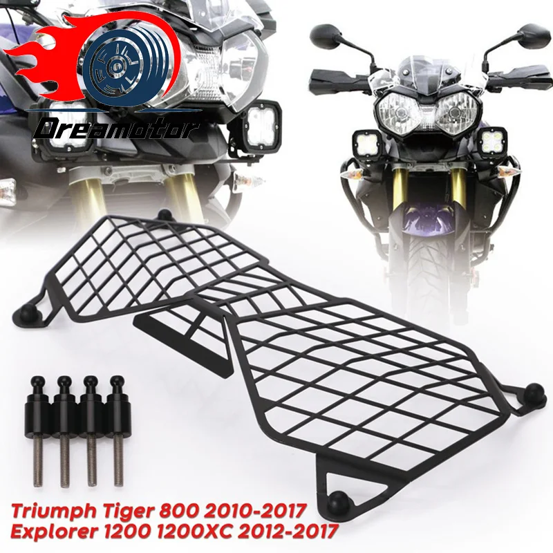 Aluminum Material Motorcycle Headlight Grille Protective Cover Protective Net Suitable For Triumph 1200Xc Explorer 12-17
Aluminum Material Motorcycle Headlight Grille Protective Cover Protective Net Suitable For Triumph 1200Xc Explorer 12-17