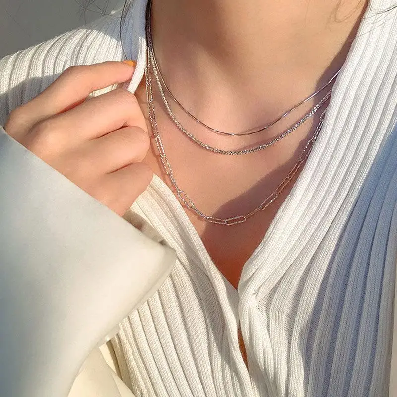 VENTFILLE 925 Sterling Silve Bright Flash Chain Snake Bone Chain Necklace for Women Wedding Fashion Jewelry Girlfriend Gift
VENTFILLE 925 Sterling Silve Bright Flash Chain Snake Bone Chain Necklace for Women Wedding Fashion Jewelry Girlfriend Gift