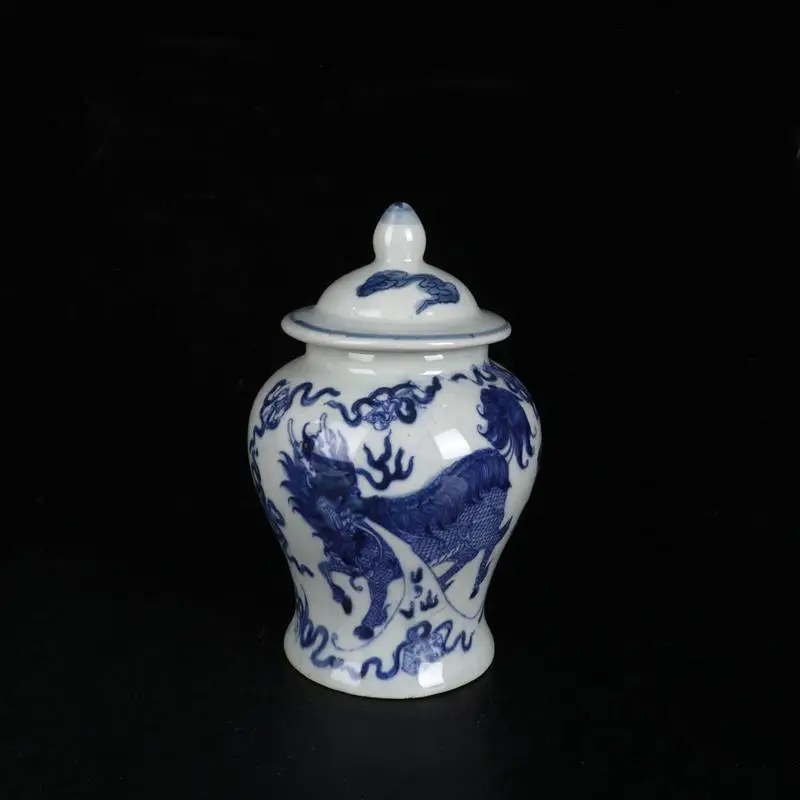 Красивая Китайская античная фарфоровая ваза ручной росписи с рисунком цветов Kirin