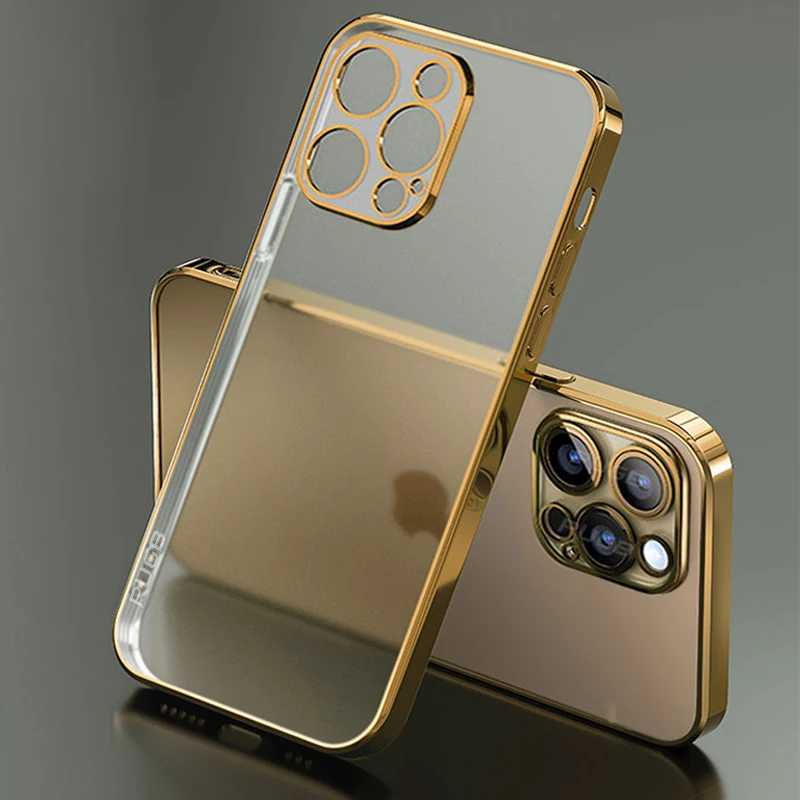 Luxury Plating Square Frame Transparent Case For iPhone 12 11 13 Pro Max Mini SE 2020 X XS XR 7 8 Plus Soft Slim Clear Tpu Cover
Luxury Plating Square Frame Transparent Case For iPhone 12 11 13 Pro Max Mini SE 2020 X XS XR 7 8 Plus Soft Slim Clear Tpu Cover