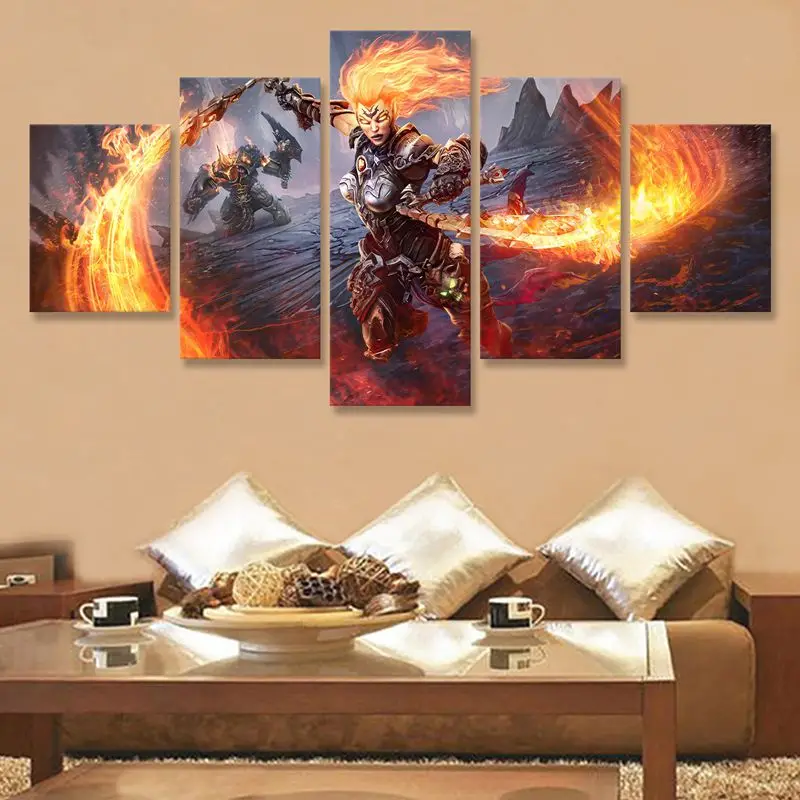 Darksiders Game Poster 5 Panels HD Picture Posters Wall Decor Paintings Living Room Decor
Darksiders Game Poster 5 Panels HD Picture Posters Wall Decor Paintings Living Room Decor