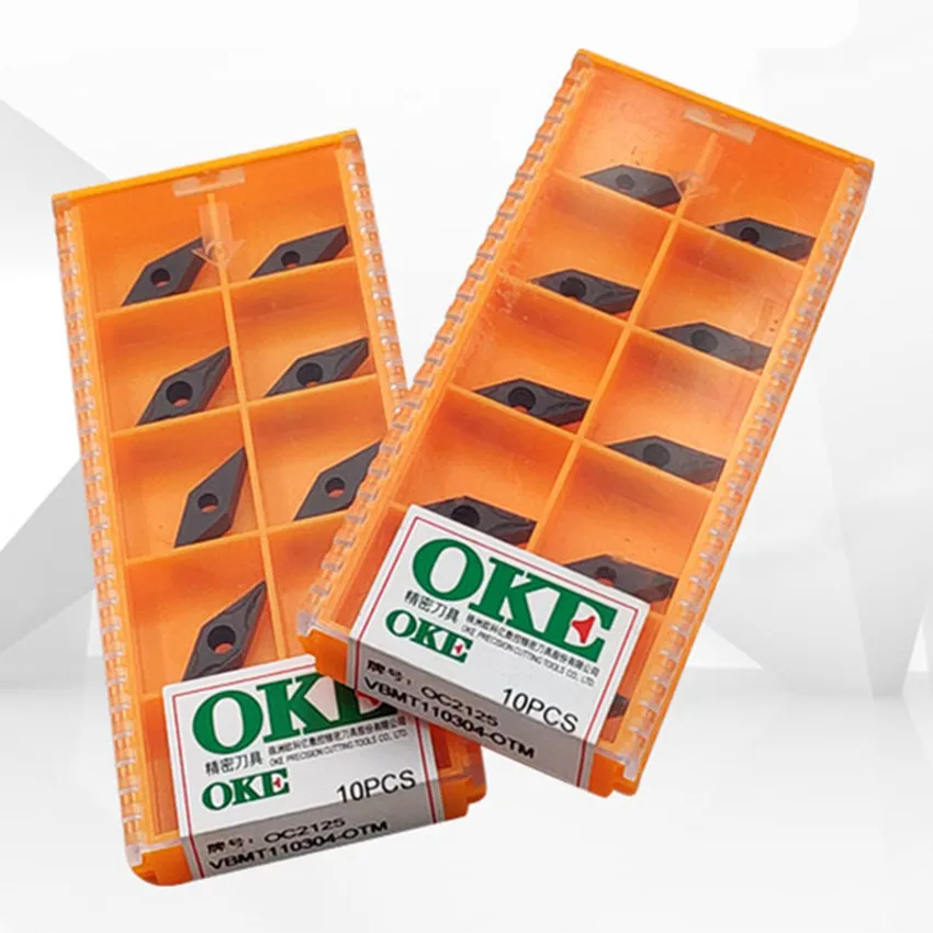 OKE VBMT110304-OTM OP1215/VBMT110304-OTM OP1315/VBMT110304-OTM OC2125/VBMT110304-OTM OC2115 CNC carbide inserts 10PCS/BOX
OKE VBMT110304-OTM OP1215/VBMT110304-OTM OP1315/VBMT110304-OTM OC2125/VBMT110304-OTM OC2115 CNC carbide inserts 10PCS/BOX