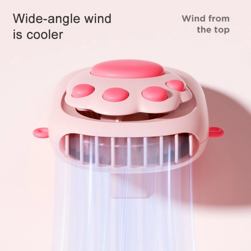 Bear Paw Hanging Neck Fan Cartoon Handheld USB Small Fan No-Mini Desktop Stent Fan Practical and durable simple fan new style
Bear Paw Hanging Neck Fan Cartoon Handheld USB Small Fan No-Mini Desktop Stent Fan Practical and durable simple fan new style