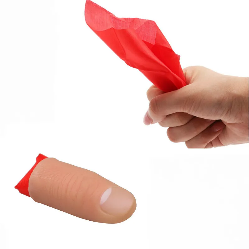 Hot Sale Fake Soft Thumb Tip Finger Man-Made Magic Tricks Close Up Vanish Appearing Finger Tricks Props Toys Funny Prank
Hot Sale Fake Soft Thumb Tip Finger Man-Made Magic Tricks Close Up Vanish Appearing Finger Tricks Props Toys Funny Prank