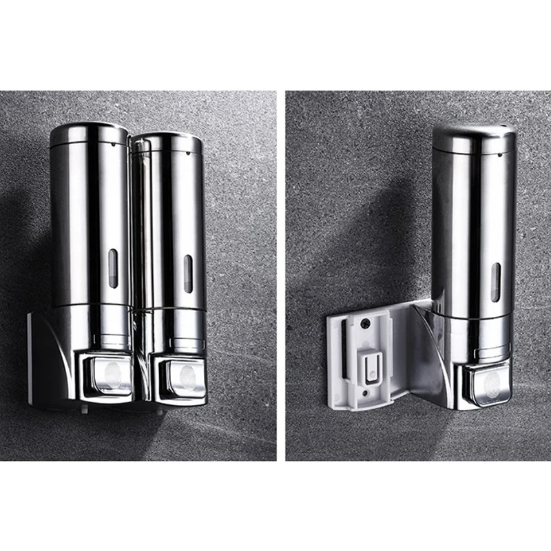 Soap Dispenser Wall Mounted Bathroom Hotel Shampoo Liquid Soap Dispenser Stainless Steel Hand Soap Dispenser
Soap Dispenser Wall Mounted Bathroom Hotel Shampoo Liquid Soap Dispenser Stainless Steel Hand Soap Dispenser