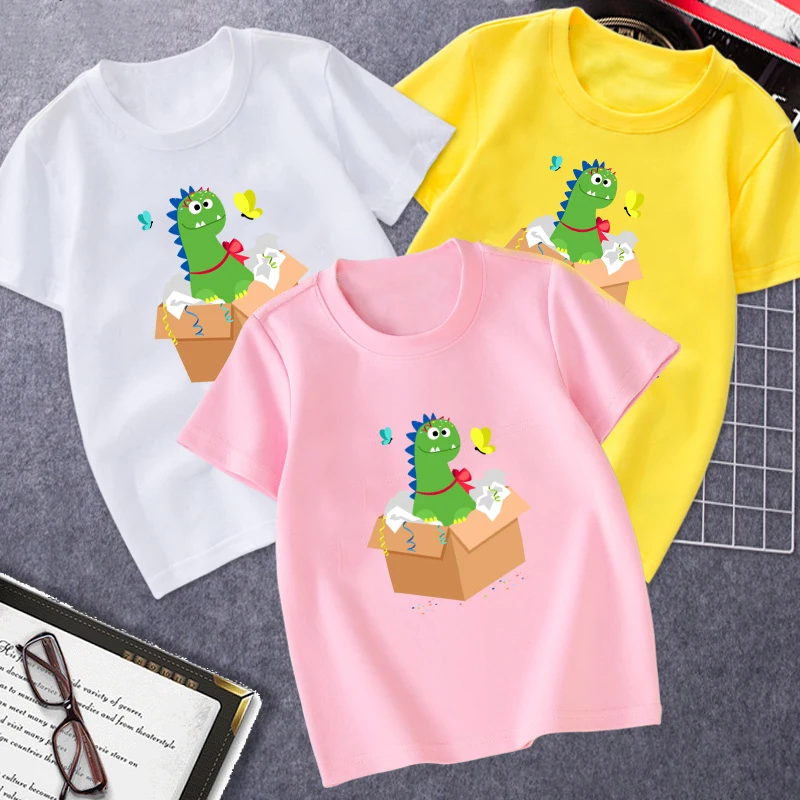 Children T-shirt for Boy 2021 Animal Print Dinosaur Boys TShirt for Girls Tops Cartoon Kids cotton t shirt Clothes 4-14 Yrs
Children T-shirt for Boy 2021 Animal Print Dinosaur Boys TShirt for Girls Tops Cartoon Kids cotton t shirt Clothes 4-14 Yrs
