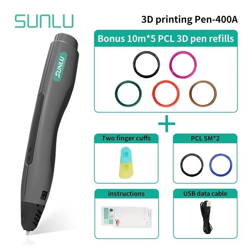 SUNLU 3D печать Ручка SL-400A для рисования школы образовательный гаджет как лучший