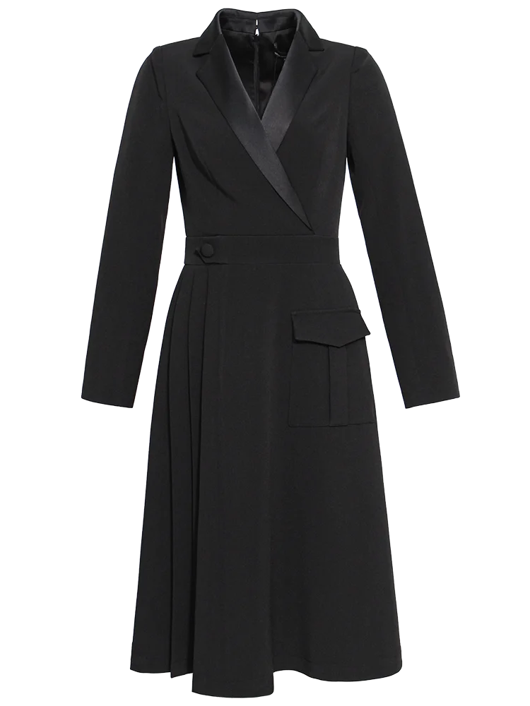 High End Suit Dress Temperament Autumn And Winter 2020 New Female Celebrity Professional Slim Black
High End Suit Dress Temperament Autumn And Winter 2020 New Female Celebrity Professional Slim Black