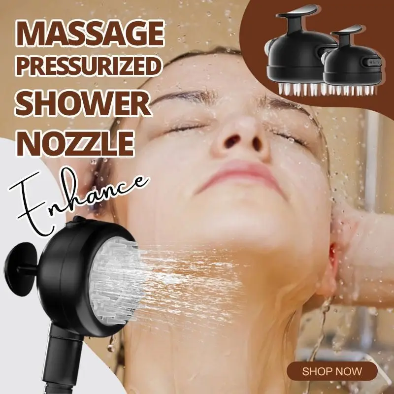 High Pressure Shower 3 Mode Adjustable Spray Handheld Shower Head with Silica Gel Can Massage Shower Head Massage Scalp Skin
High Pressure Shower 3 Mode Adjustable Spray Handheld Shower Head with Silica Gel Can Massage Shower Head Massage Scalp Skin