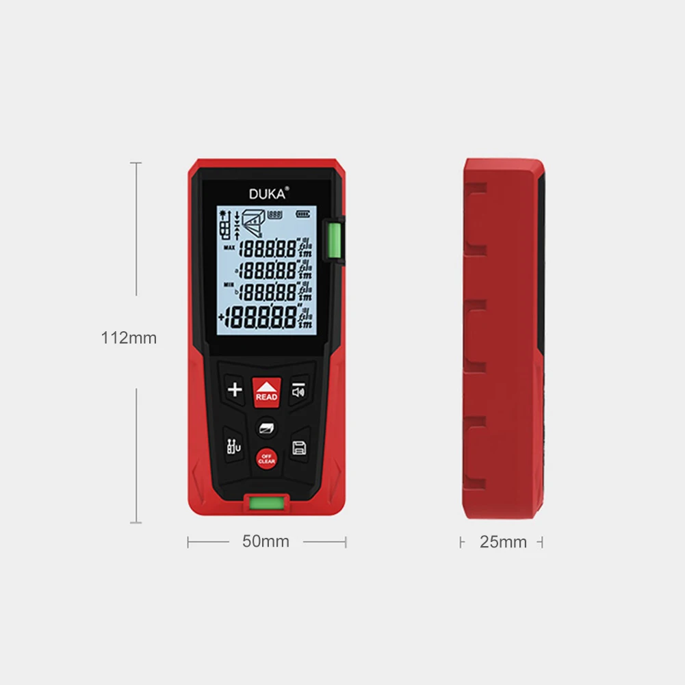LS3 0.05m-60/80m Waterproof Laser Distance Meter LCD Digital Display Electronic Handheld Roulette Rangefinder Measuring Tape
LS3 0.05m-60/80m Waterproof Laser Distance Meter LCD Digital Display Electronic Handheld Roulette Rangefinder Measuring Tape