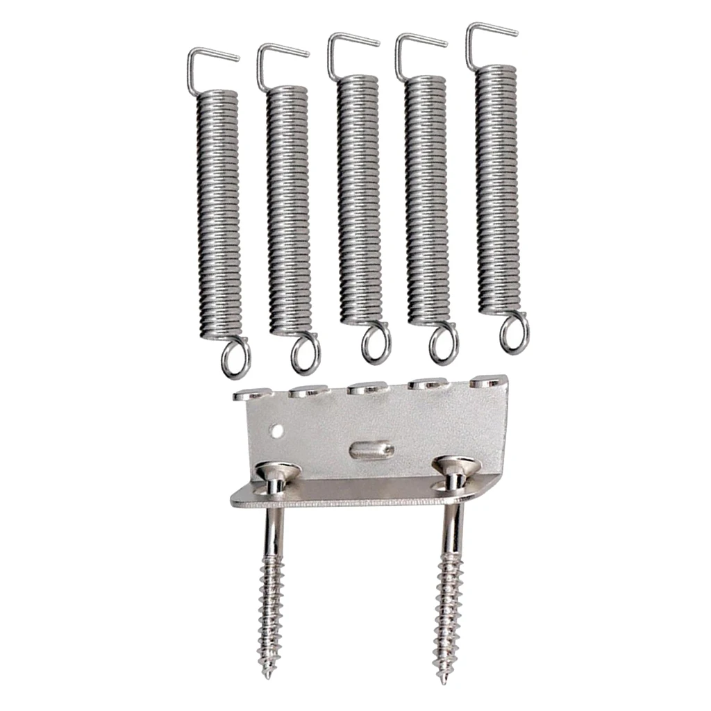 Пружины для гитары Tremolo Trem, крепление, винты подходят для моста ST Tremolo, нержавеющая сталь
Пружины для гитары Tremolo Trem, крепление, винты подходят для моста ST Tremolo, нержавеющая сталь