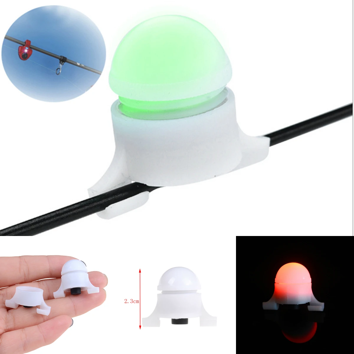 Waterproof 2 In 1 Night Flashing LED Signal Light + CR1225 Button Cell Battery Outdoor LED Electronic Fishing Bell Bite Alarm
Waterproof 2 In 1 Night Flashing LED Signal Light + CR1225 Button Cell Battery Outdoor LED Electronic Fishing Bell Bite Alarm