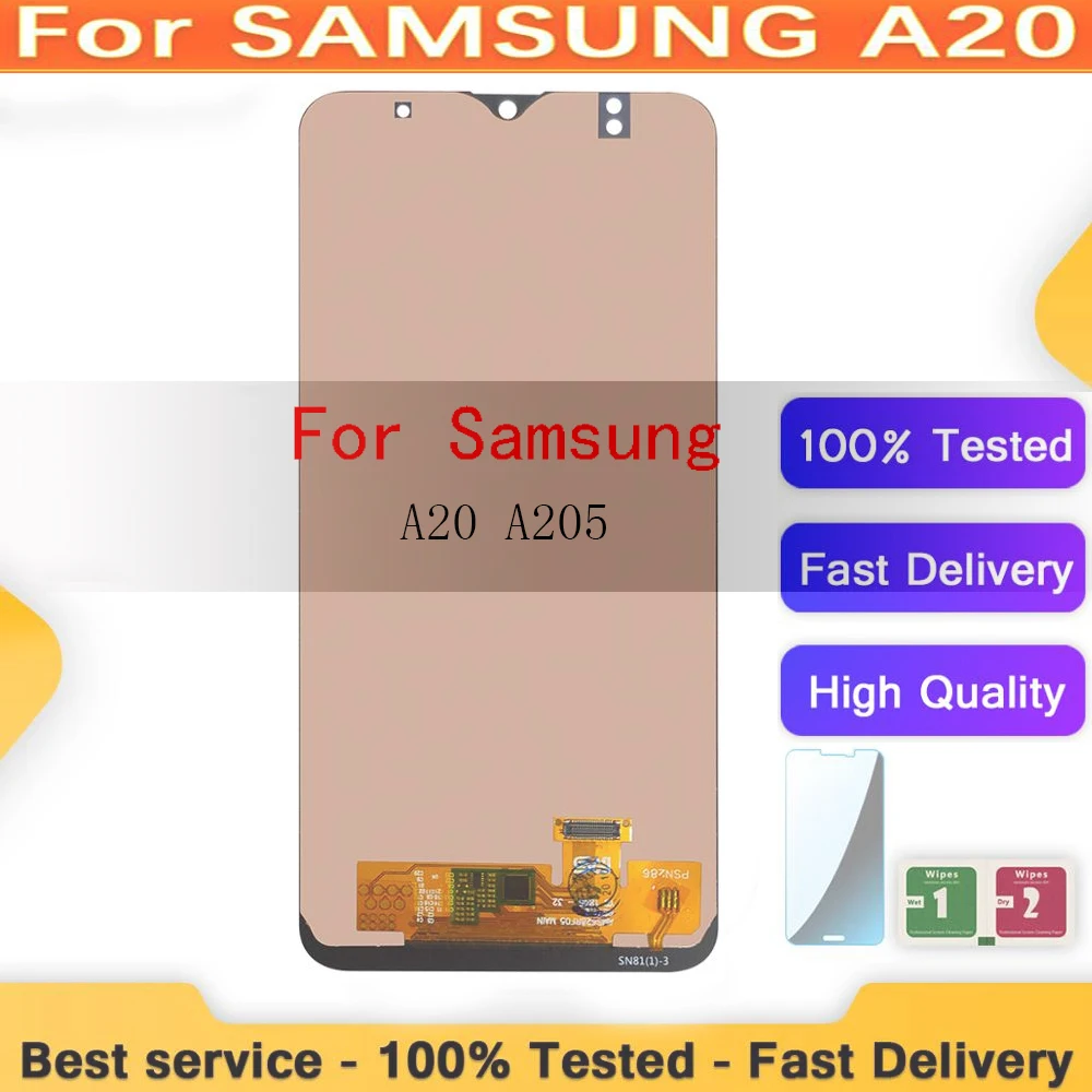 Incell LCD Display For Samsung galaxy A20 A205 Touch Screen Digitizer Assembly LCD For Samsung A20 A205/DS A205F A205FD A205A
Incell LCD Display For Samsung galaxy A20 A205 Touch Screen Digitizer Assembly LCD For Samsung A20 A205/DS A205F A205FD A205A