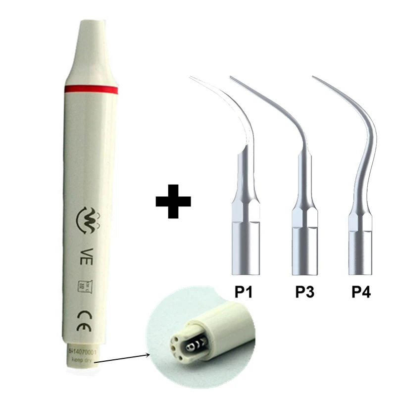 Ultrasonic Scaler Tip P1 P3 P4 And Dental Handpiece VE Compatible with EMS / WOODPECKER Dental Oral Hygiene Dental Equipments
Ultrasonic Scaler Tip P1 P3 P4 And Dental Handpiece VE Compatible with EMS / WOODPECKER Dental Oral Hygiene Dental Equipments