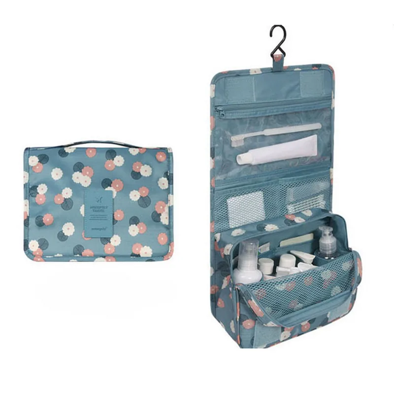 Portable Hanging Cosmetic Organizer Case Small Fresh Flower Printed Makeup Storage Bag Travel Toilet Wash Bag Organiser
Portable Hanging Cosmetic Organizer Case Small Fresh Flower Printed Makeup Storage Bag Travel Toilet Wash Bag Organiser